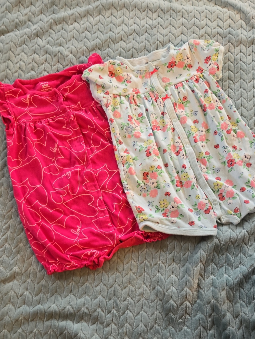 Set Of 2 Toddler Girl Rompers